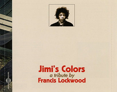 Francis Lockwood Trio CD Jimi's Colors Frémeaux tray in